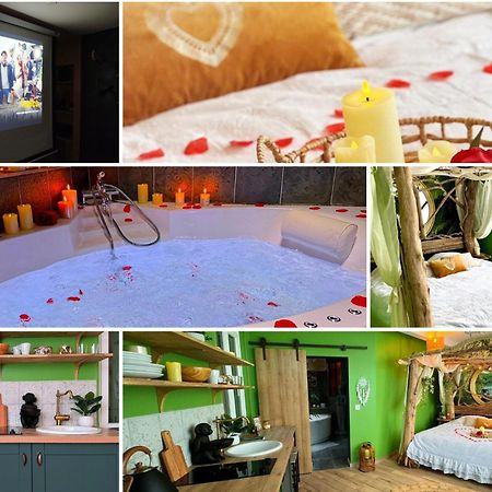La Jungle Insolite, Spa, Ecran Cinema, Lit A Baldaquin King Size, Day Use, 10 Min Centre Amiens Bagian luar foto